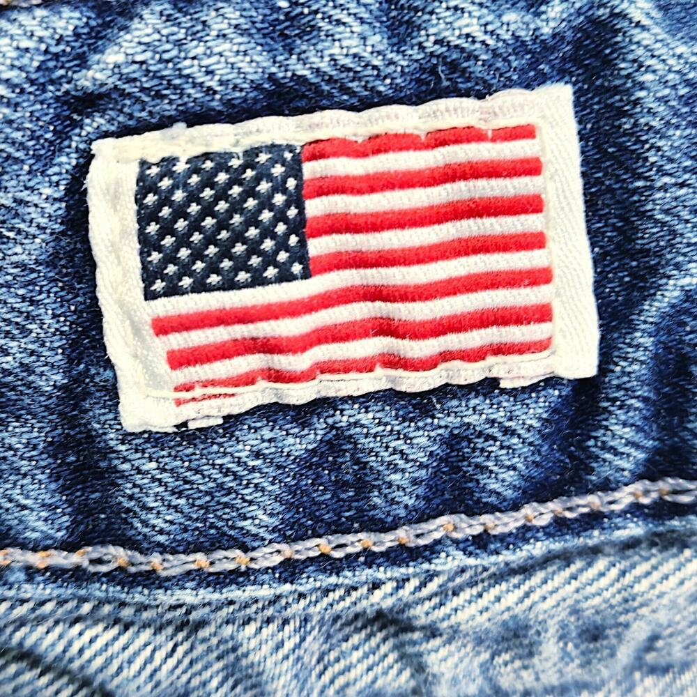 True Religion Geno Jeans Size 29 Blue Americana Westerncore Heritage - Picture 9 of 13
